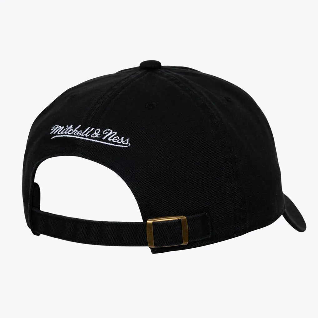 Boston Red Sox Mitchell & Ness Unisex 1904 Strapback Adjustable Hat - Black & White