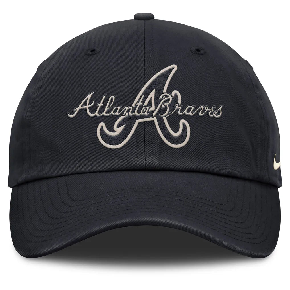 Atlanta Braves Nike Statement Club Adjustable Hat - Navy Techwosell