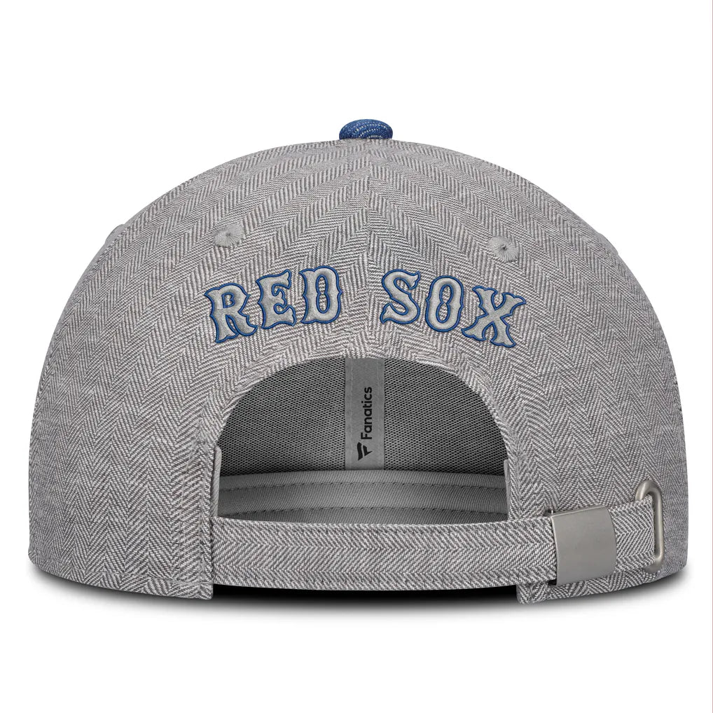 Boston Red Sox Fanatics Level Up Conduct Adjustable Hat - Gray/Denim