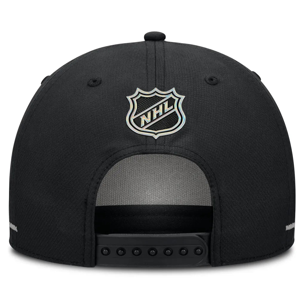 Los Angeles Kings Fanatics Authentic Pro Rink Bar Tacks A-Frame Adjustable Hat - Black Techwosell