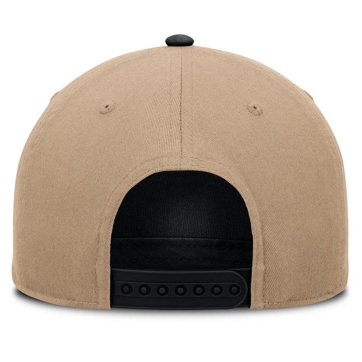 Atlanta Braves Nike Rise A-Frame Adjustable Hat - Khaki/Black