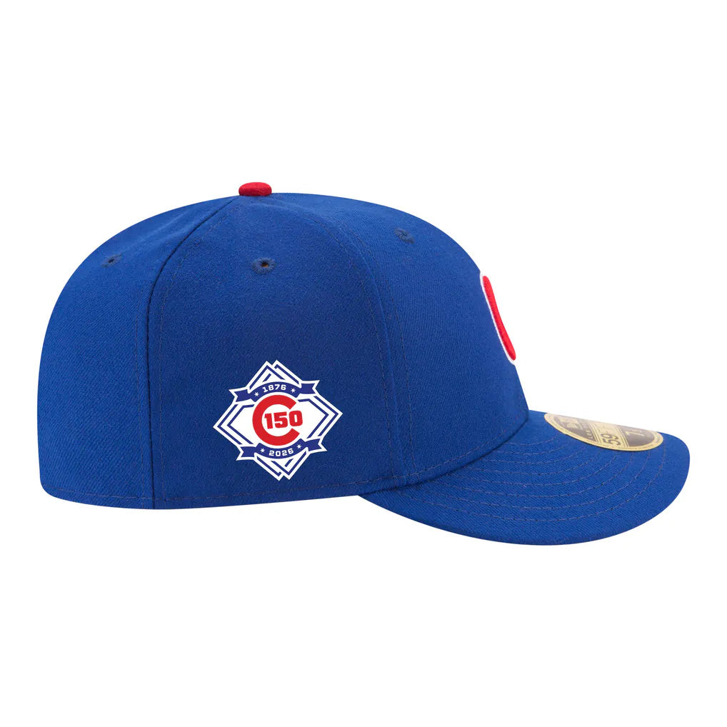 Chicago Cubs New Era 150th Anniversary Low Profile 59FIFTY Fitted Hat - Royal