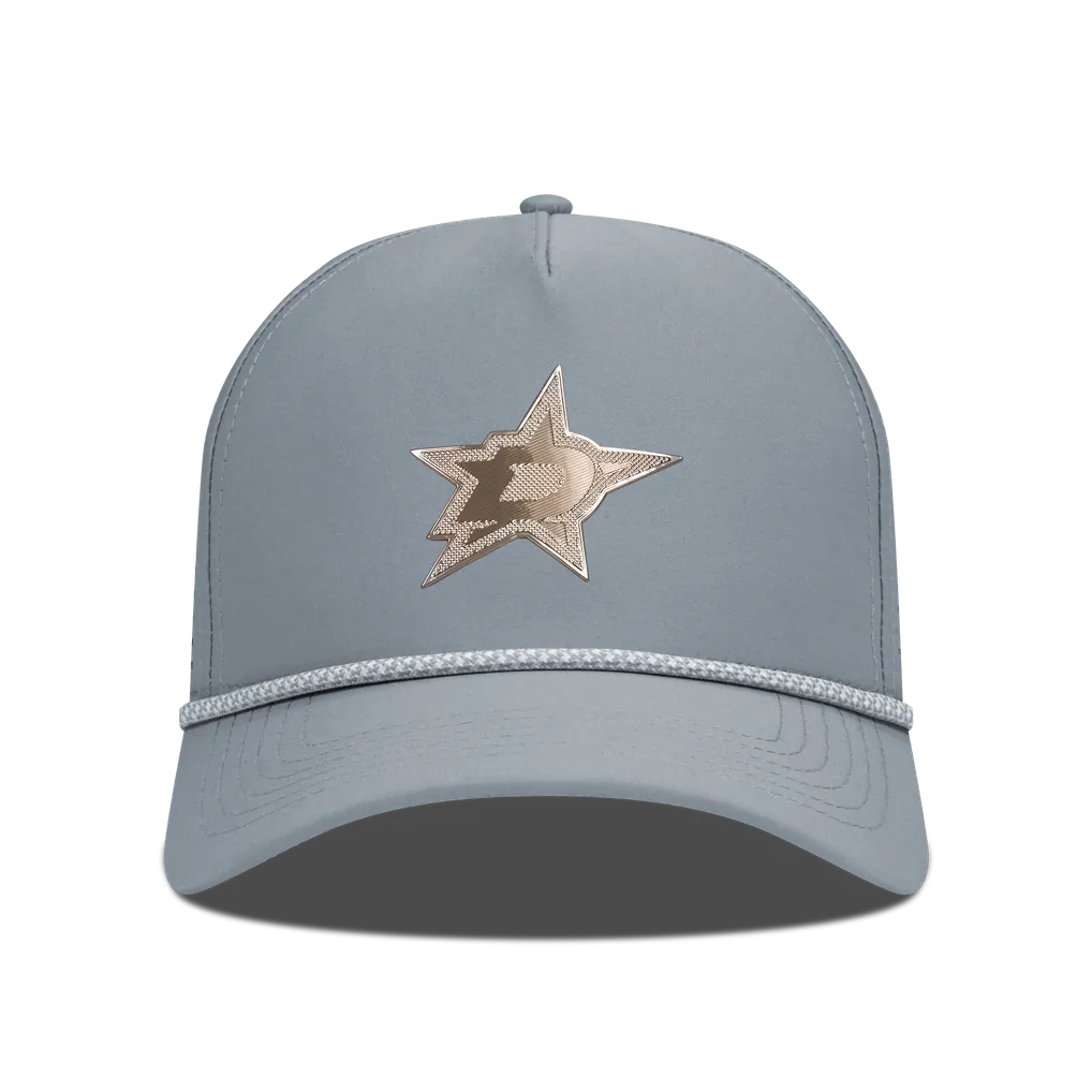 Dallas Stars Levelwear Gordon Copper Insignia Vented Adjustable Hat - Gray Techwosell