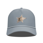 Dallas Stars Levelwear Gordon Copper Insignia Vented Adjustable Hat - Gray Techwosell