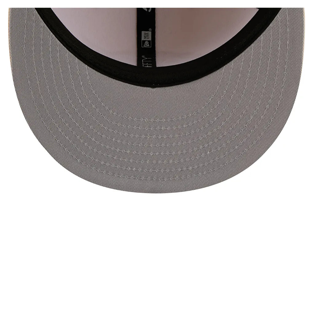 Los Angeles Lakers New Era Color Pack 59FIFTY Fitted Hat - Cream Techwosell