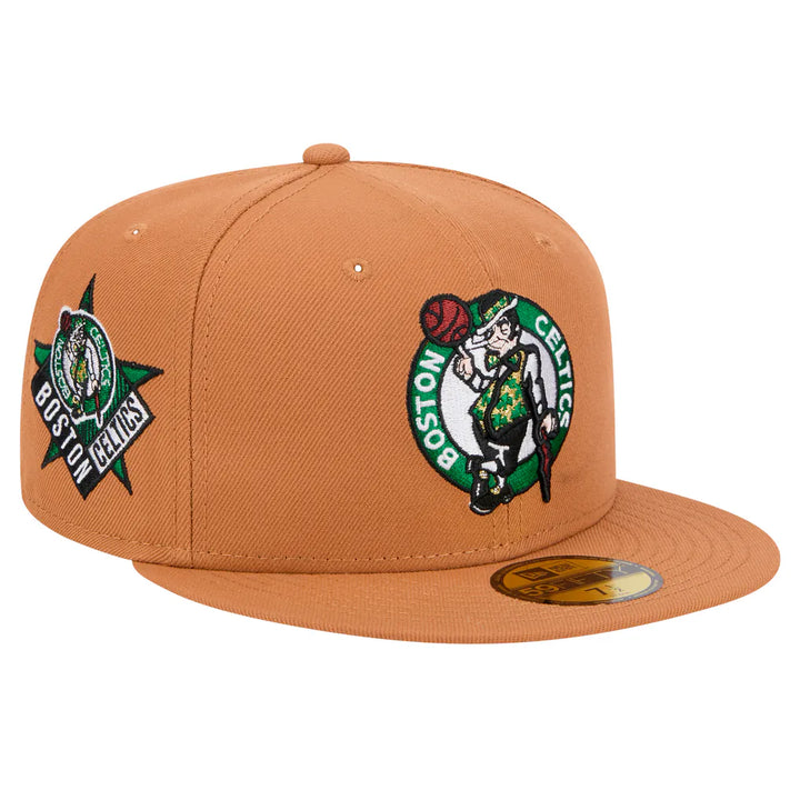 New Era Boston Celtics Color Pack 59FIFTY Fitted Hat - Tan