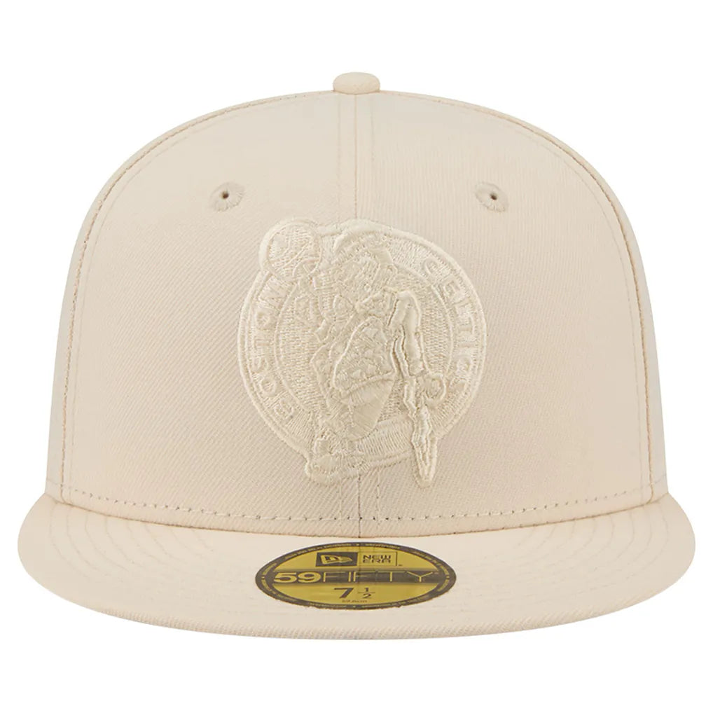Boston Celtics New Era Color Pack 59FIFTY Fitted Hat - Cream Techwosell