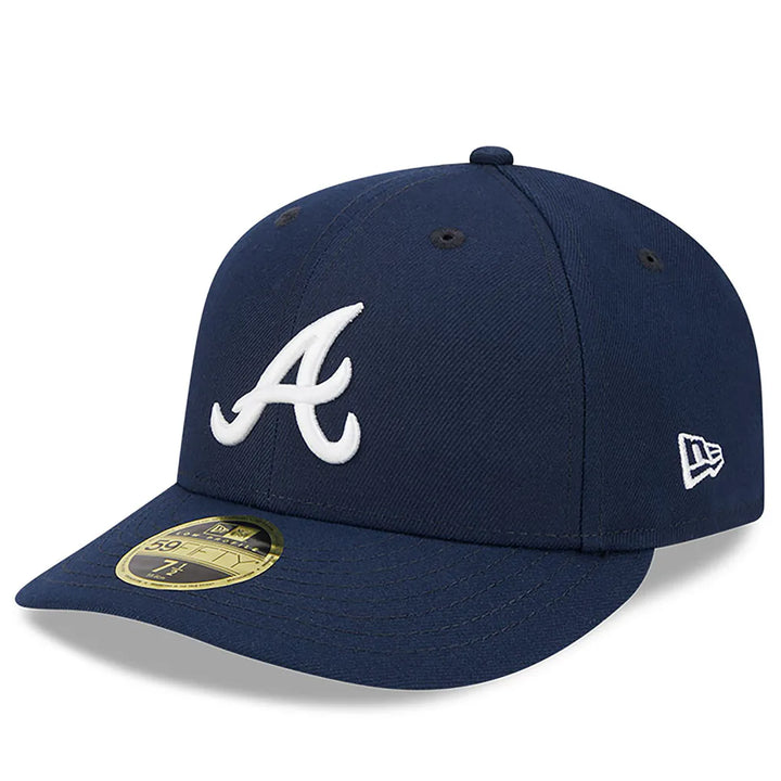 Atlanta Braves New Era Oceanside Low Profile 59FIFTY Fitted Hat - Navy