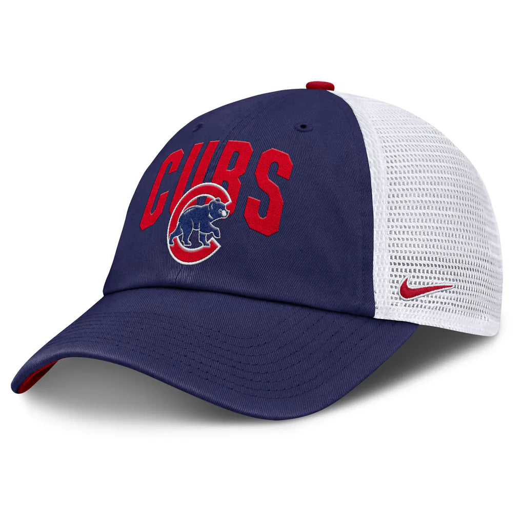 Chicago Cubs Nike Primetime Club Adjustable Trucker Hat - Royal Techwosell