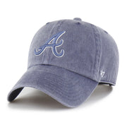 Atlanta Braves '47 Pigment Clean Up Adjustable Hat - Navy Techwosell