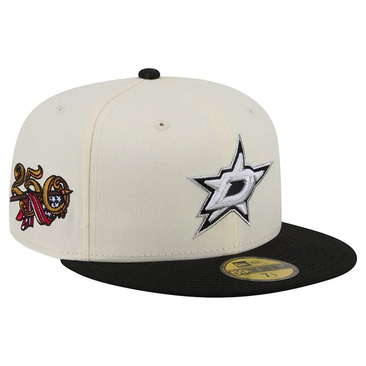 Dallas Stars New Era 250th Anniversary of the United States Two-Tone 59FIFTY Fitted Hat - Cream