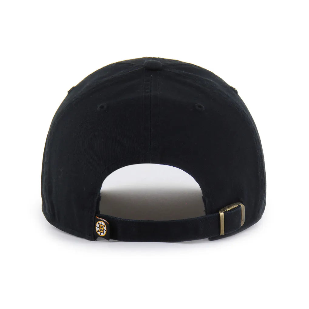 Boston Bruins '47 Core Logo Clean Up Adjustable Hat - Black