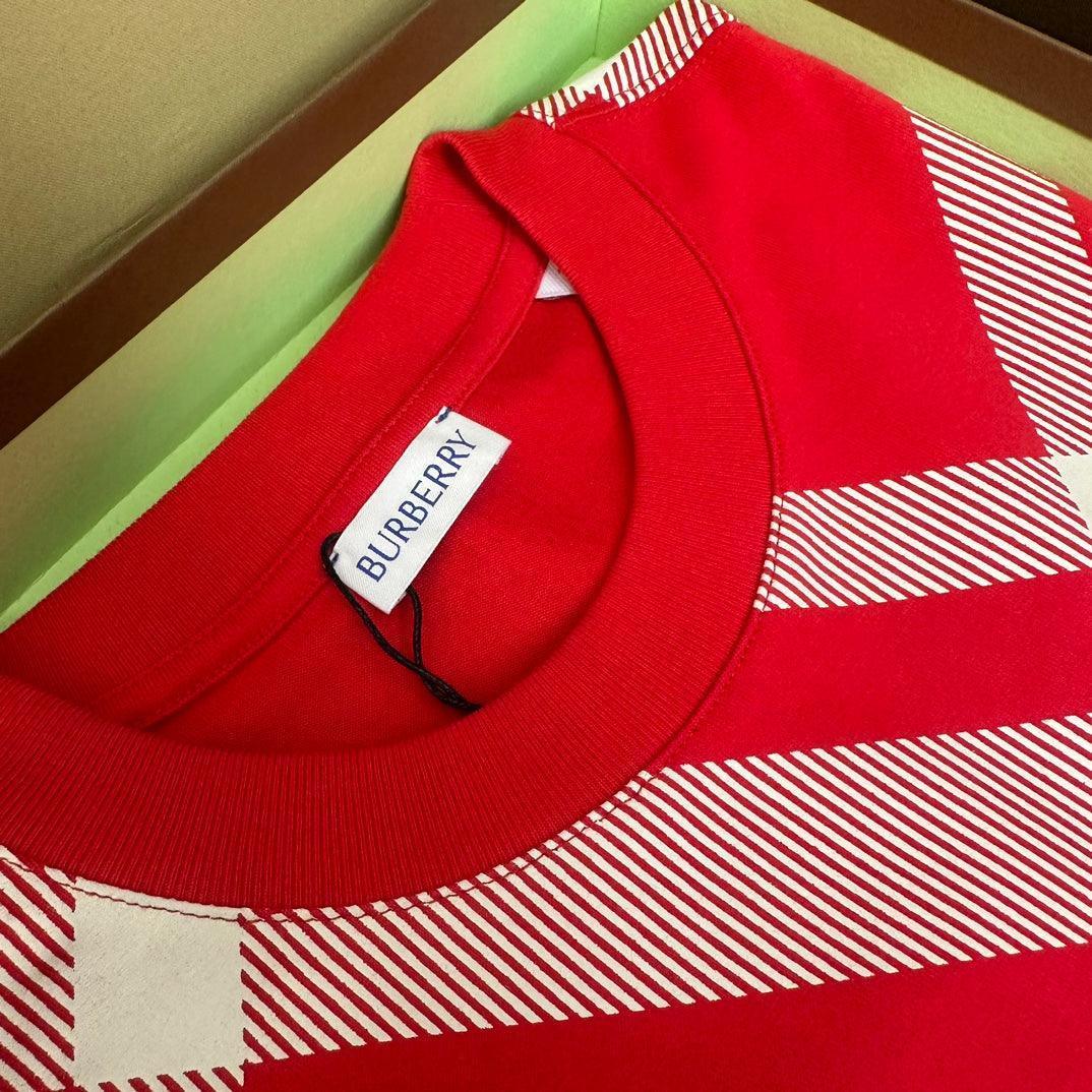 Burberry T-Shirt Without Collar 'Red'