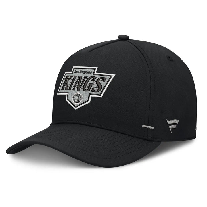 Los Angeles Kings Fanatics Authentic Pro Rink Bar Tacks A-Frame Adjustable Hat - Black