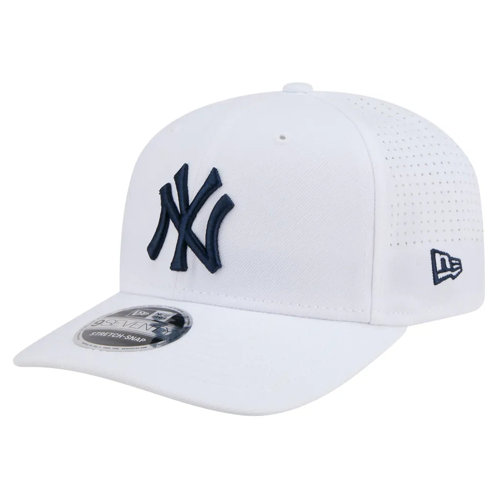 New York Yankees New Era COOLERA 9SEVENTY Adjustable Hat - White Techwosell