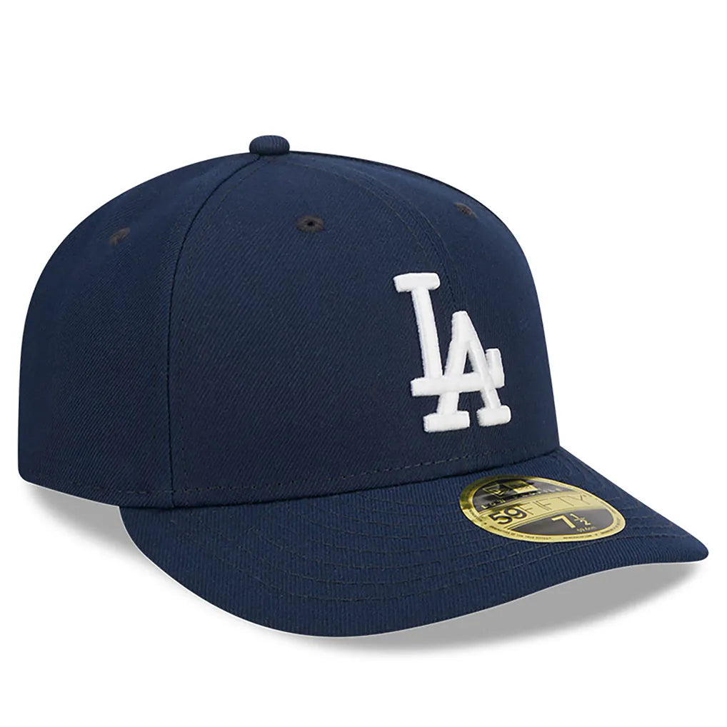Los Angeles Dodgers New Era Oceanside Low Profile 59FIFTY Fitted Hat - Navy Techwosell