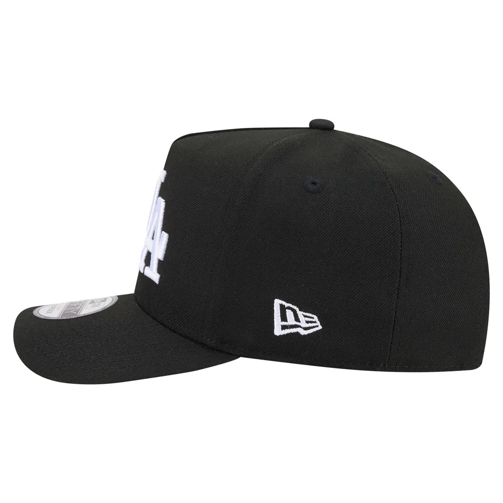 Los Angeles Dodgers New Era Motion A-Frame 9FIFTY Snapback Hat - Black