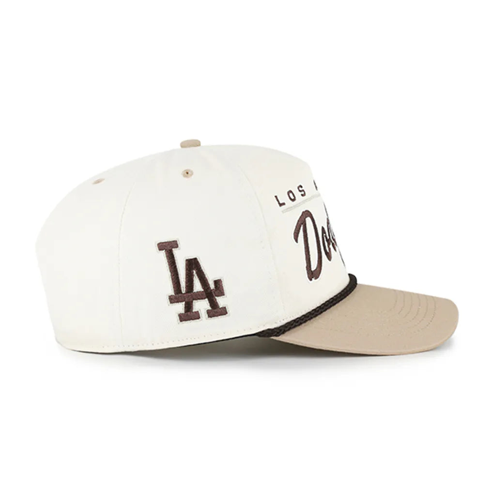Los Angeles Dodgers '47 Neutral Terrain Hitch Rope Adjustable Hat - Natural/Tan