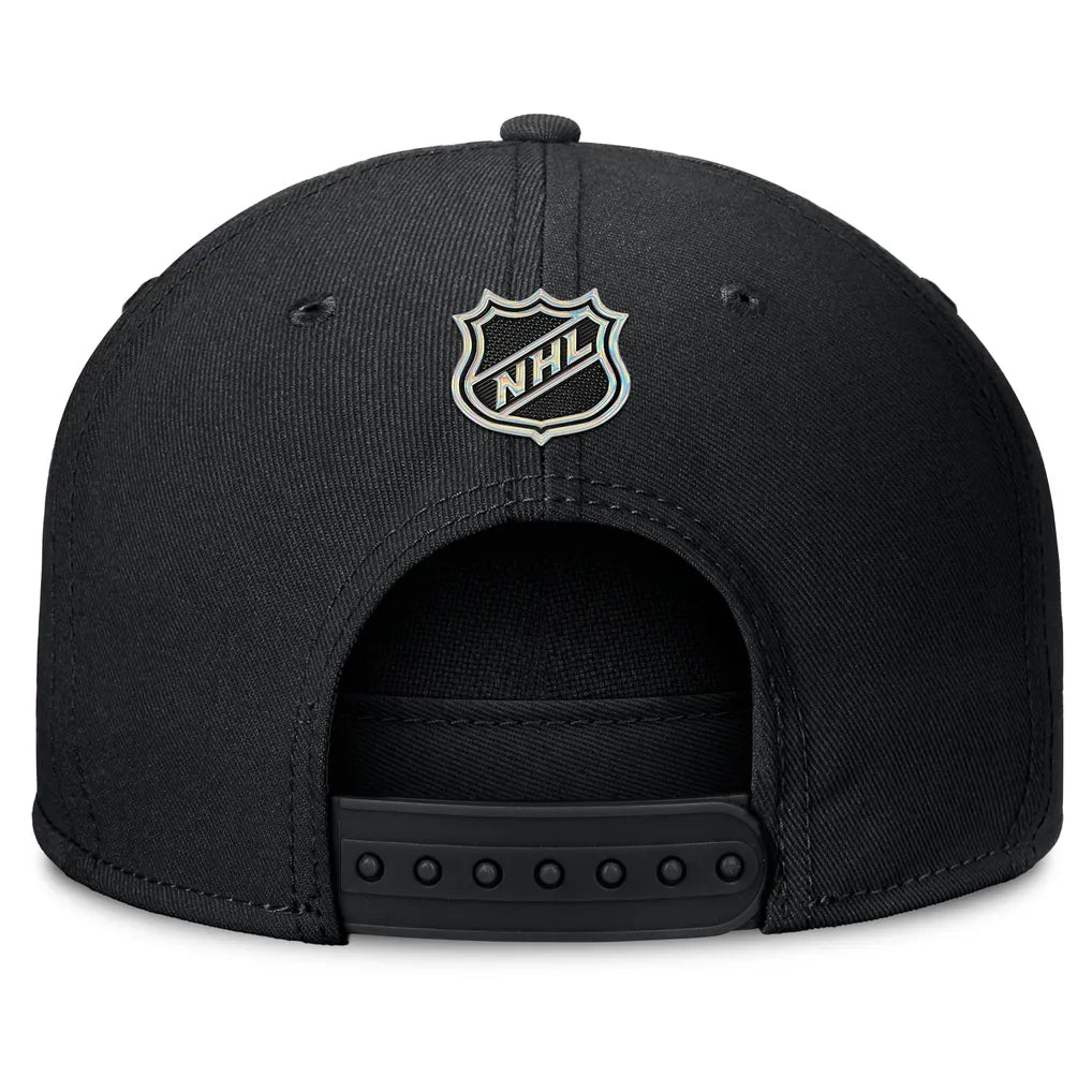 Los Angeles Kings Fanatics Authentic Pro Rink Team Code Snapback Hat - Black Techwosell