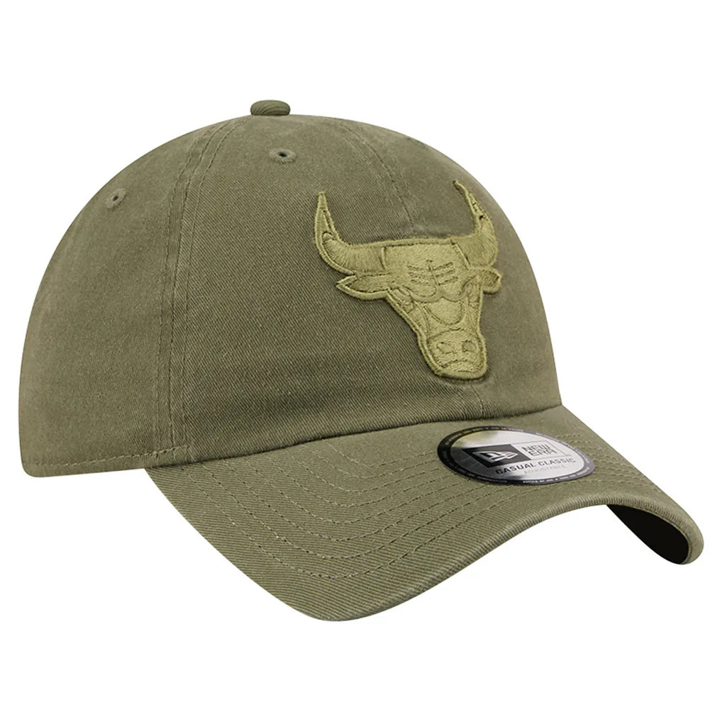 Chicago Bulls New Era Color Pack Casual Classic Adjustable Hat - Green