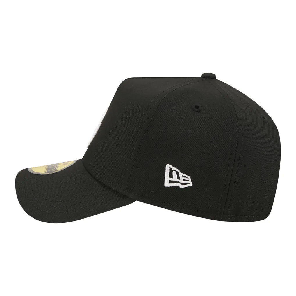 Los Angeles Dodgers New Era A-Frame 59FORTY Fitted Hat - Black Techwosell