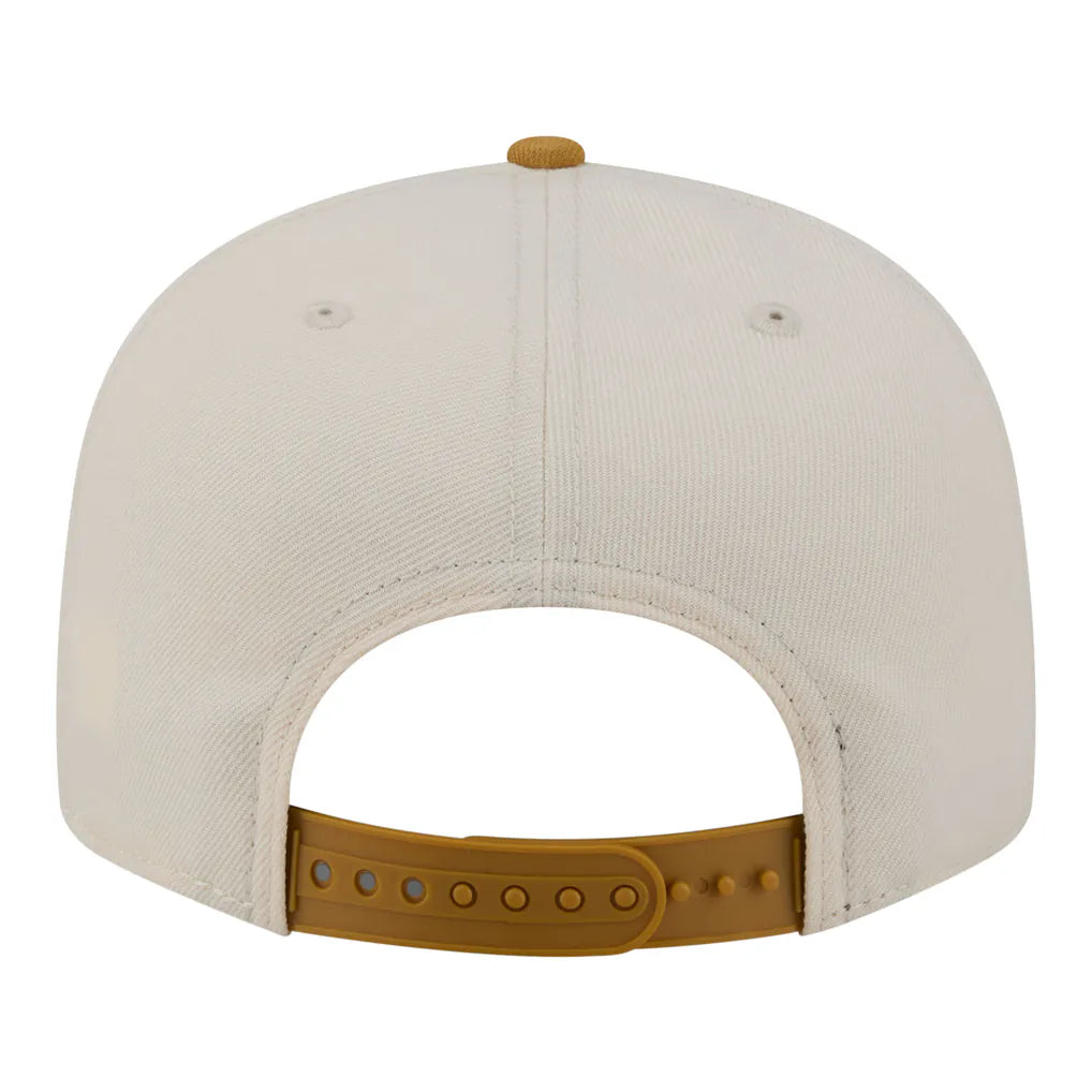 Brooklyn Nets New Era Two-Tone Color Pack 9FIFTY Snapback Hat - Cream/Tan Techwosell