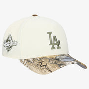 Los Angeles Dodgers New Era 9FORTY A-Frame Adjustable Hat - Cream/Realtree Camo Techwosell