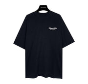 Balenciaga Black T-Shirt Without Collar Techwosell