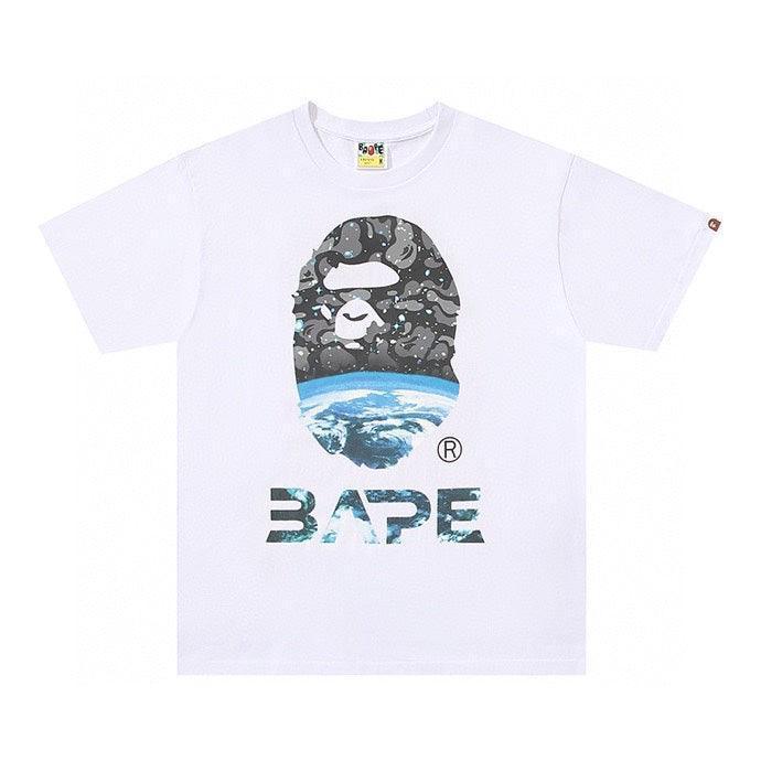 Bathing Ape White T-Shirt without Collar