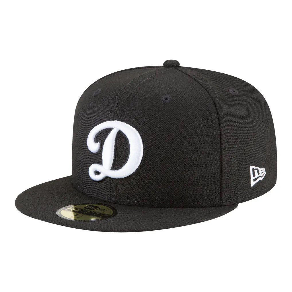 Los Angeles Dodgers New Era Blue Heaven On Earth Marquee Patch 59FIFTY Fitted Hat - Black