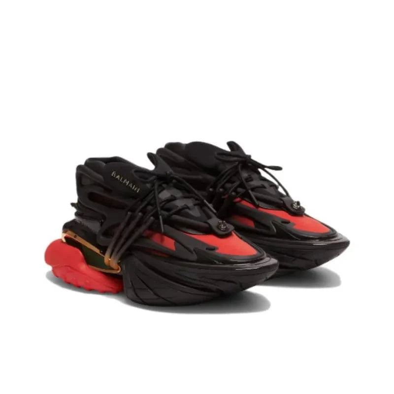 BALMAIN Unicorn Low 'Black Red' Techwosell