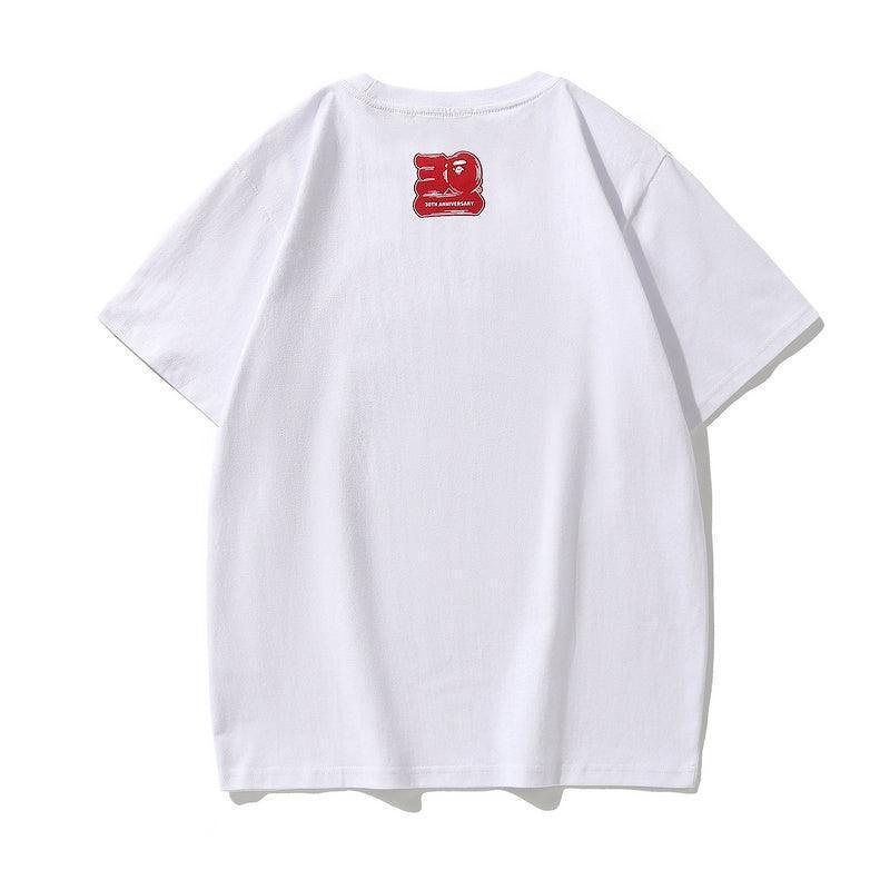 Bathing Ape White T-Shirt without Collar
