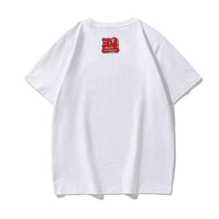 Bathing Ape White T-Shirt without Collar