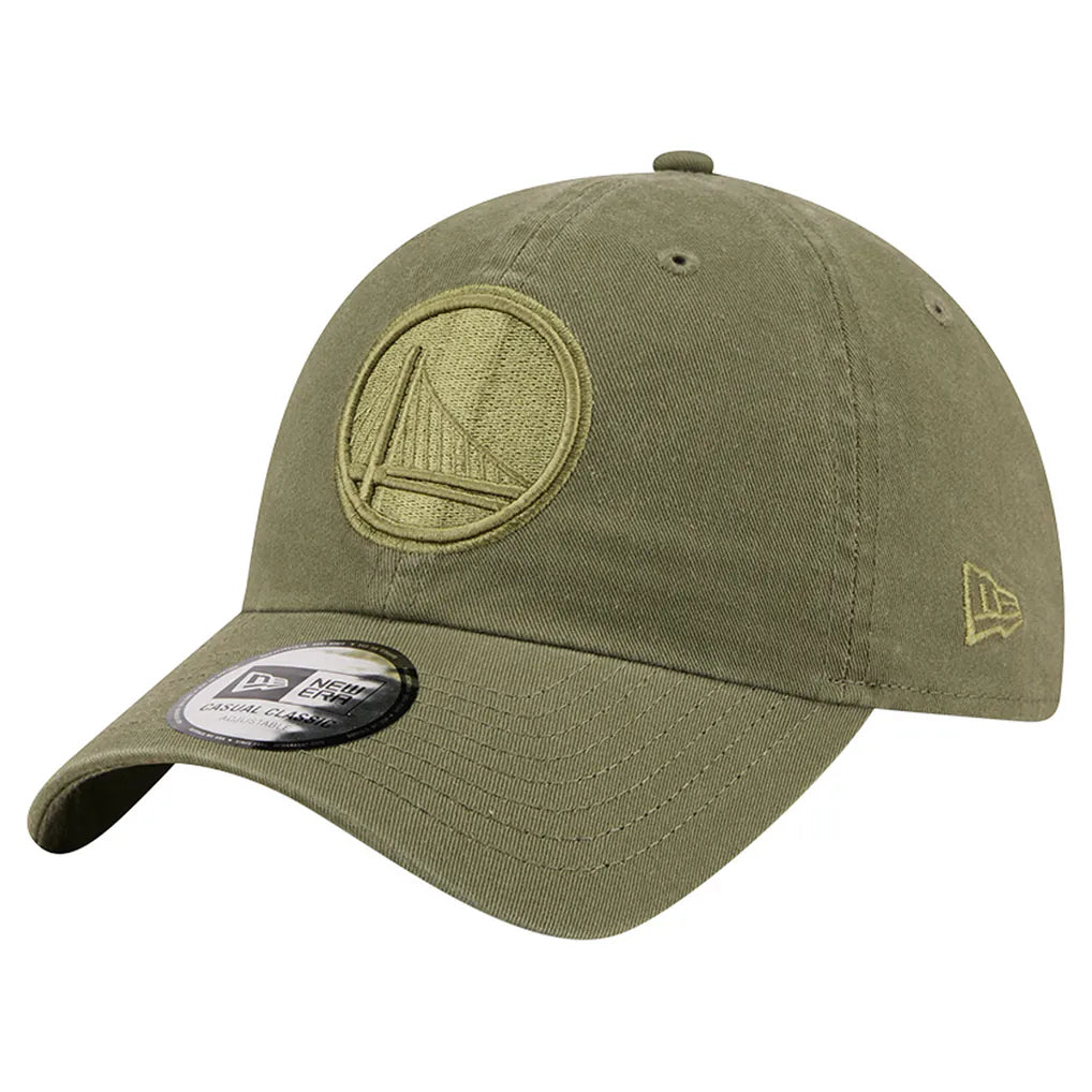 Golden State Warriors New Era Color Pack Casual Classic Adjustable Hat - Green
