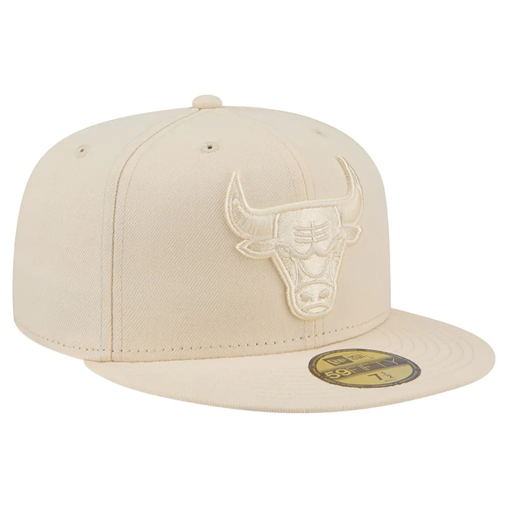 Chicago Bulls New Era Color Pack 59FIFTY Fitted Hat - Cream
