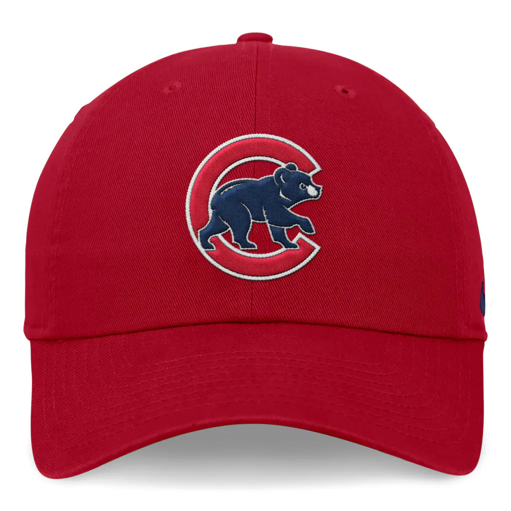 Chicago Cubs Nike Club Adjustable Hat - Red Techwosell