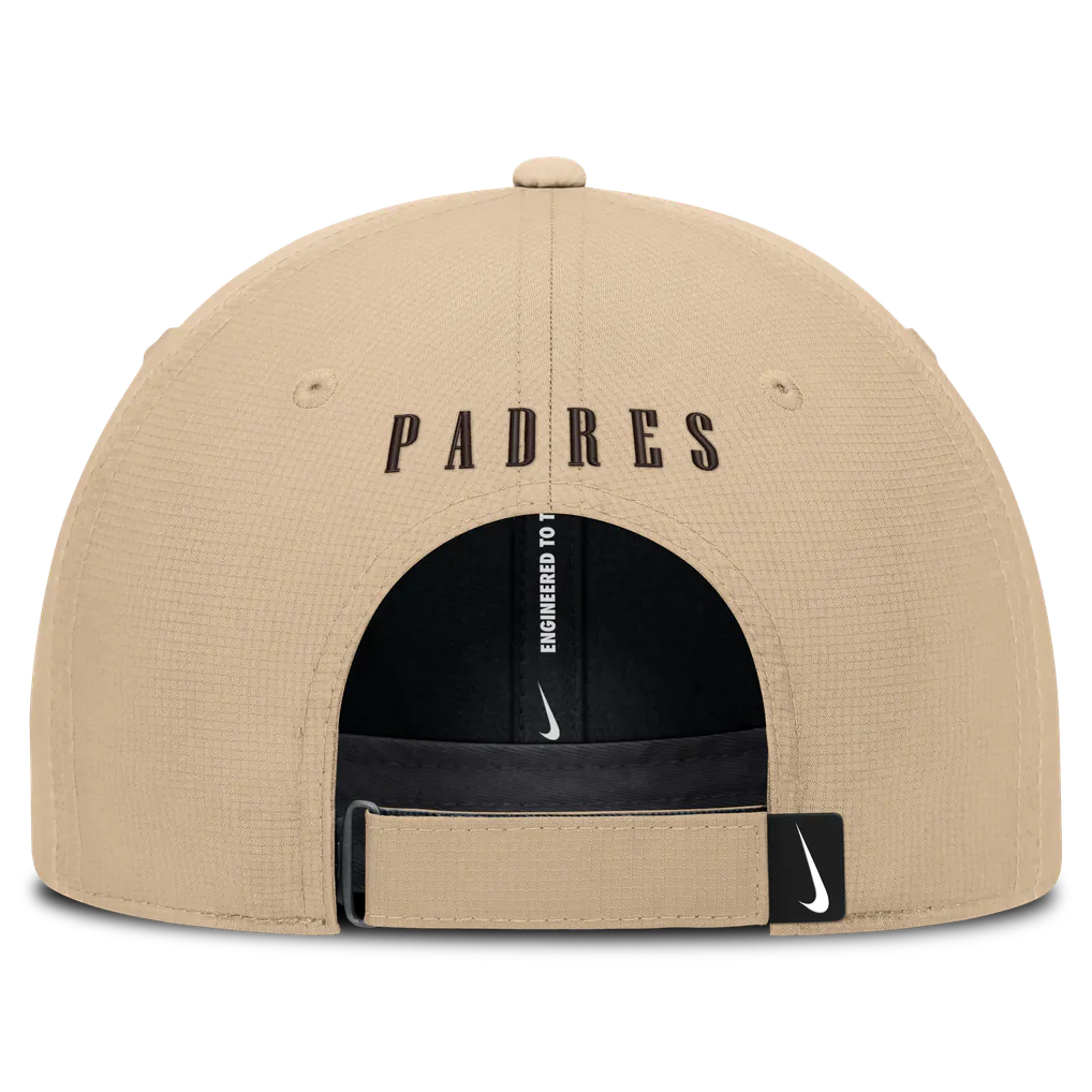 San Diego Padres Nike Desert Ripstop Club Adjustable Hat - Khaki Techwosell