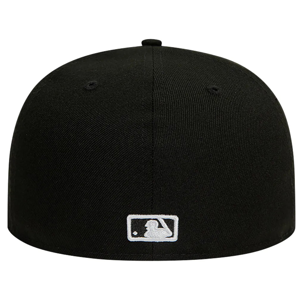 Atlanta Braves New Era Low Profile 59FIFTY Fitted Hat - Black Techwosell