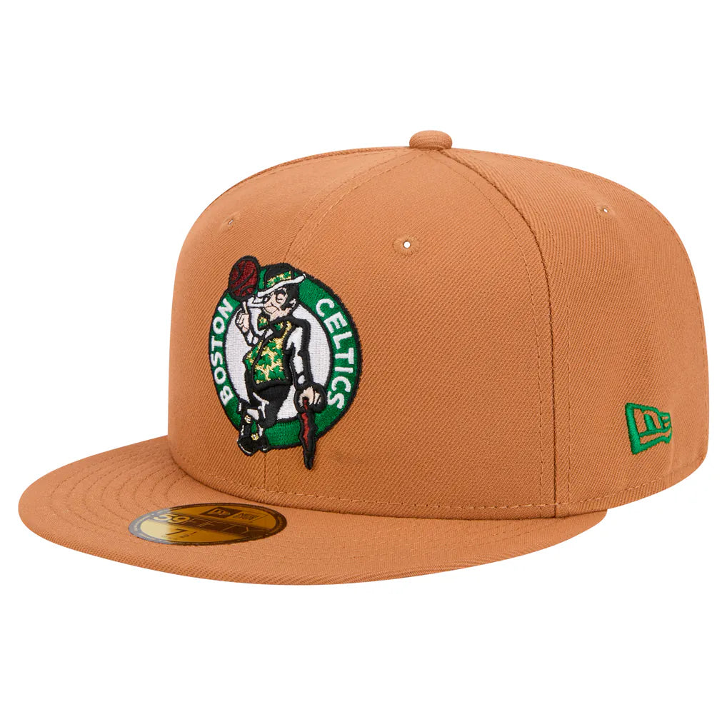 New Era Boston Celtics Color Pack 59FIFTY Fitted Hat - Tan