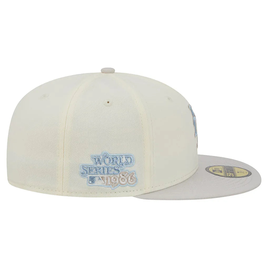New York Mets New Era Crisp Equinox World Series 59FIFTY Fitted Hat - Natural