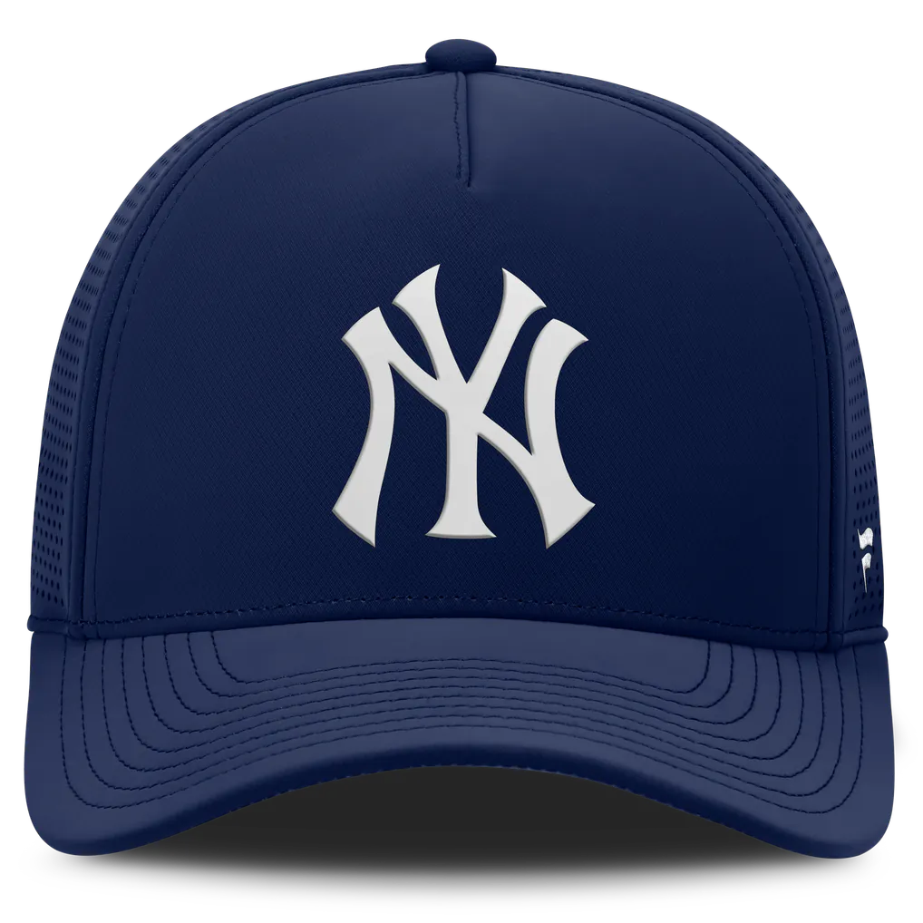 New York Yankees Fanatics Men's Perforated Adjustable Hat - Navy Techwosell