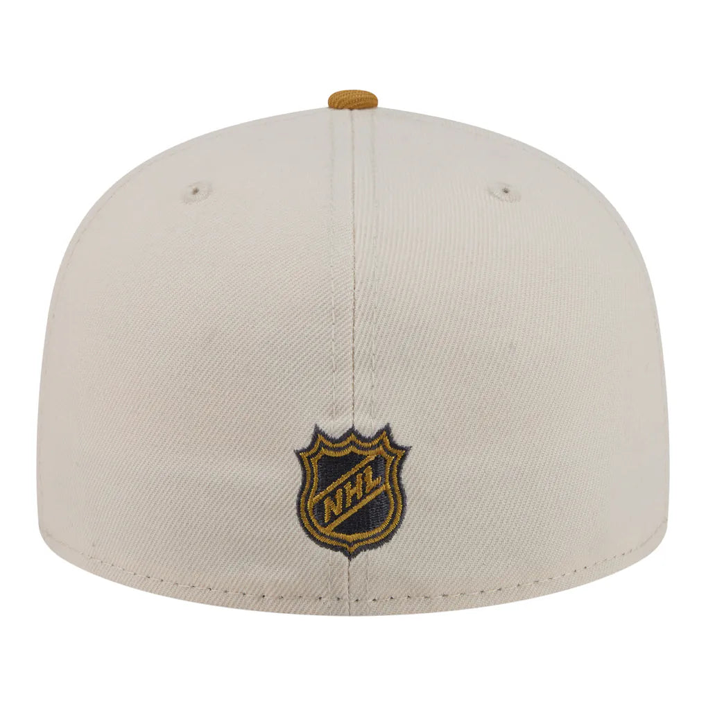 Los Angeles Kings New Era Colorpack Two-Tone 59FIFTY Fitted Hat - Cream/Tan