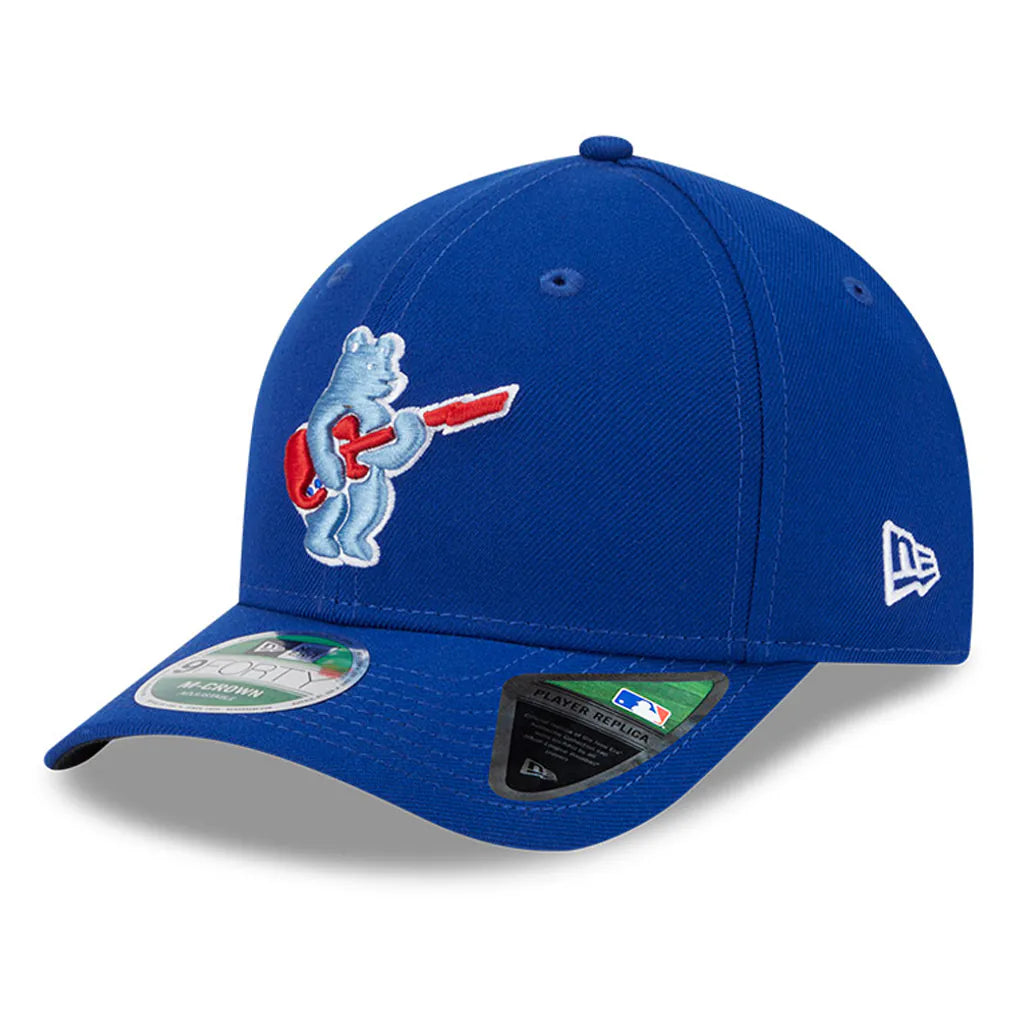 Chicago Cubs New Era Player Replica 9FORTY Adjustable Hat - Royal Techwosell