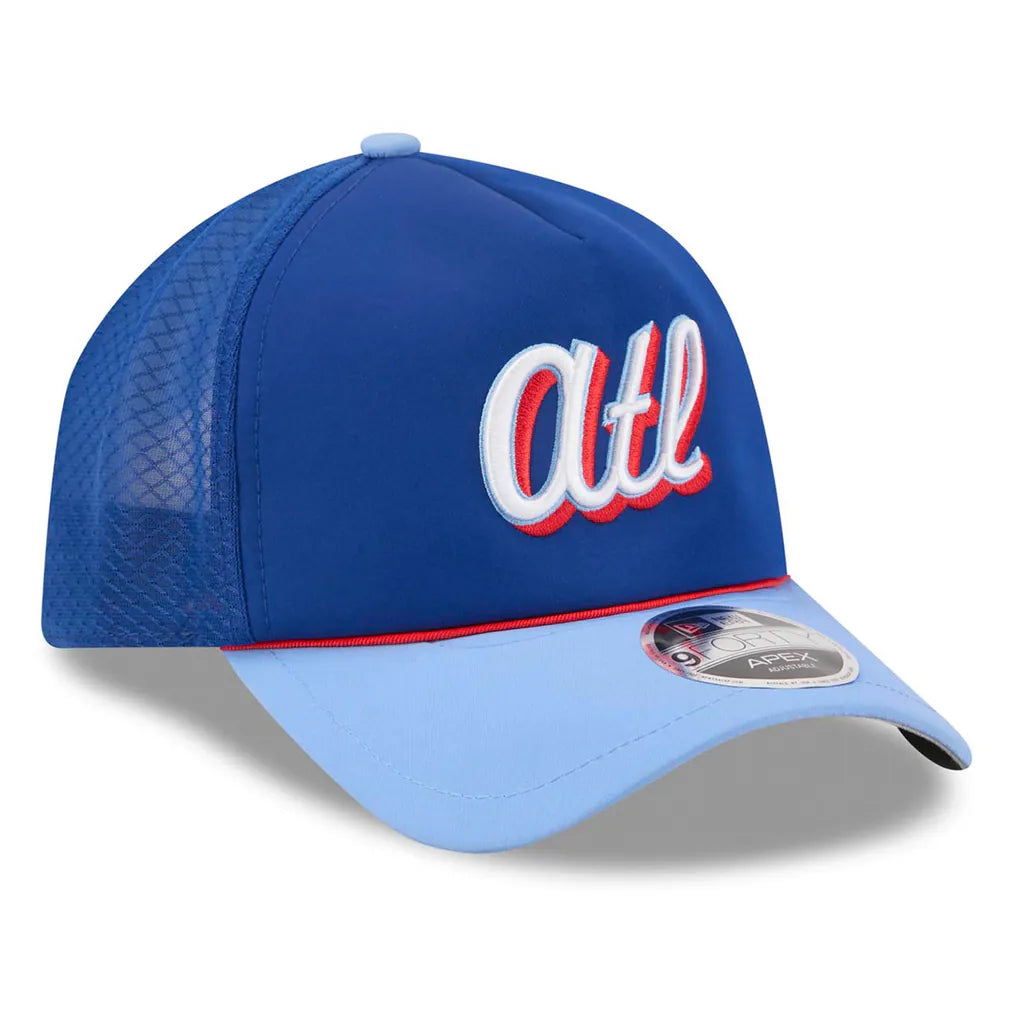 Atlanta Braves New Era 2026 City Connect Apex 9FORTY Adjustable Hat - Blue Techwosell
