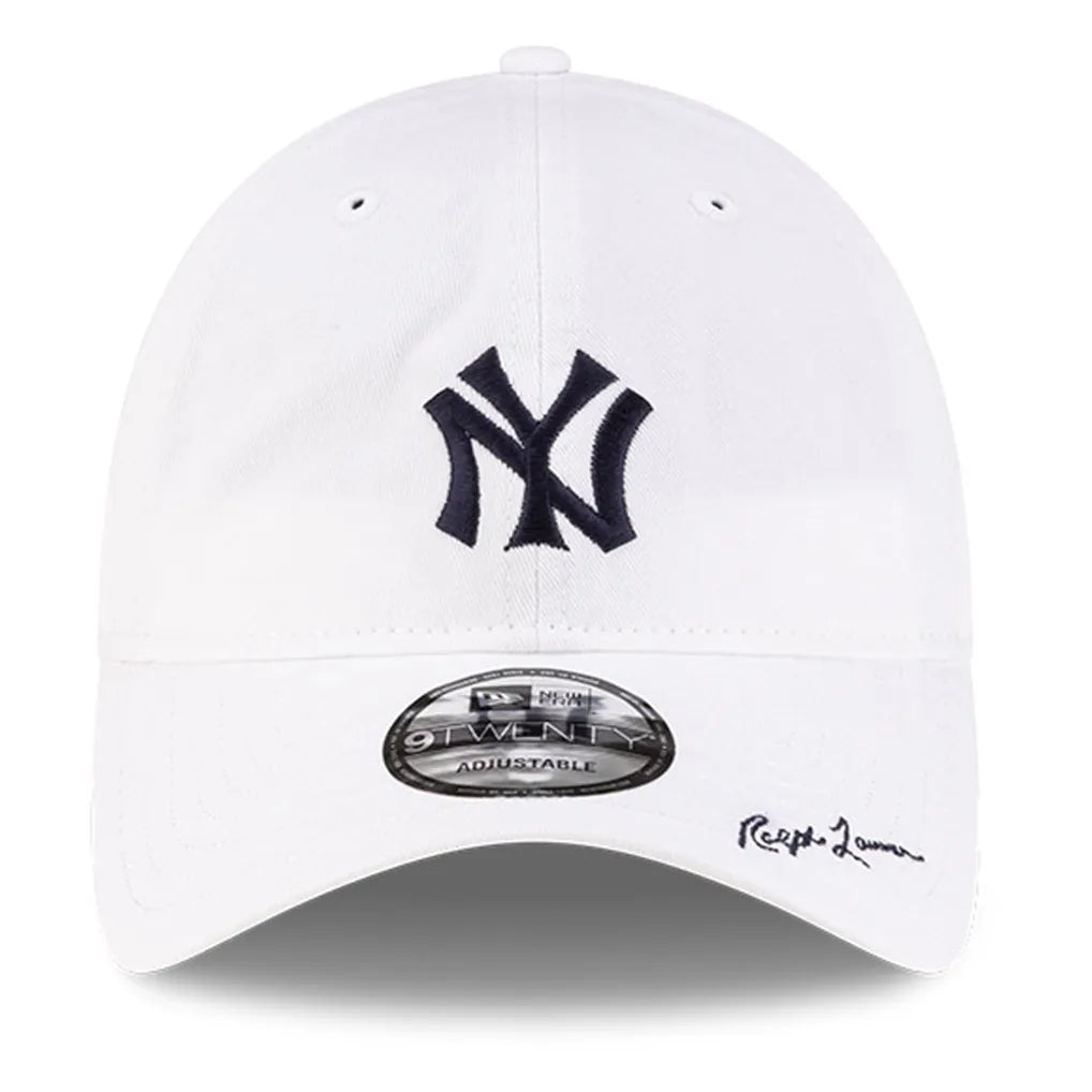 New York Yankees New Era x Ralph Lauren 9TWENTY Adjustable Hat - White