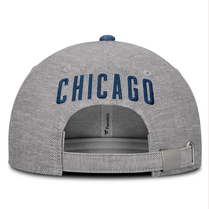 Chicago Cubs Fanatics Level Up Conduct Adjustable Hat - Gray/Denim
