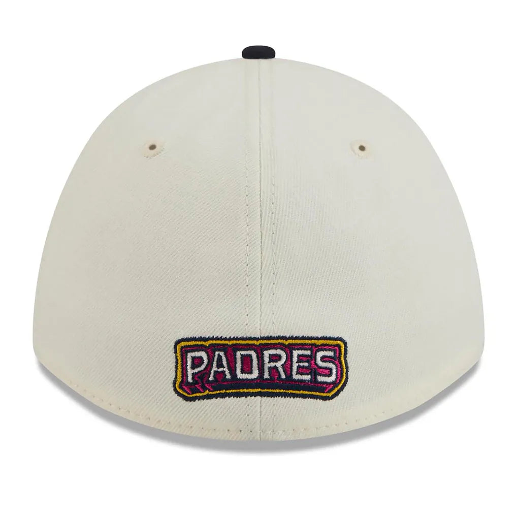 San Diego Padres New Era 2026 City Connect M-Crown 39THIRTY Flex Hat - Cream/Obsidian