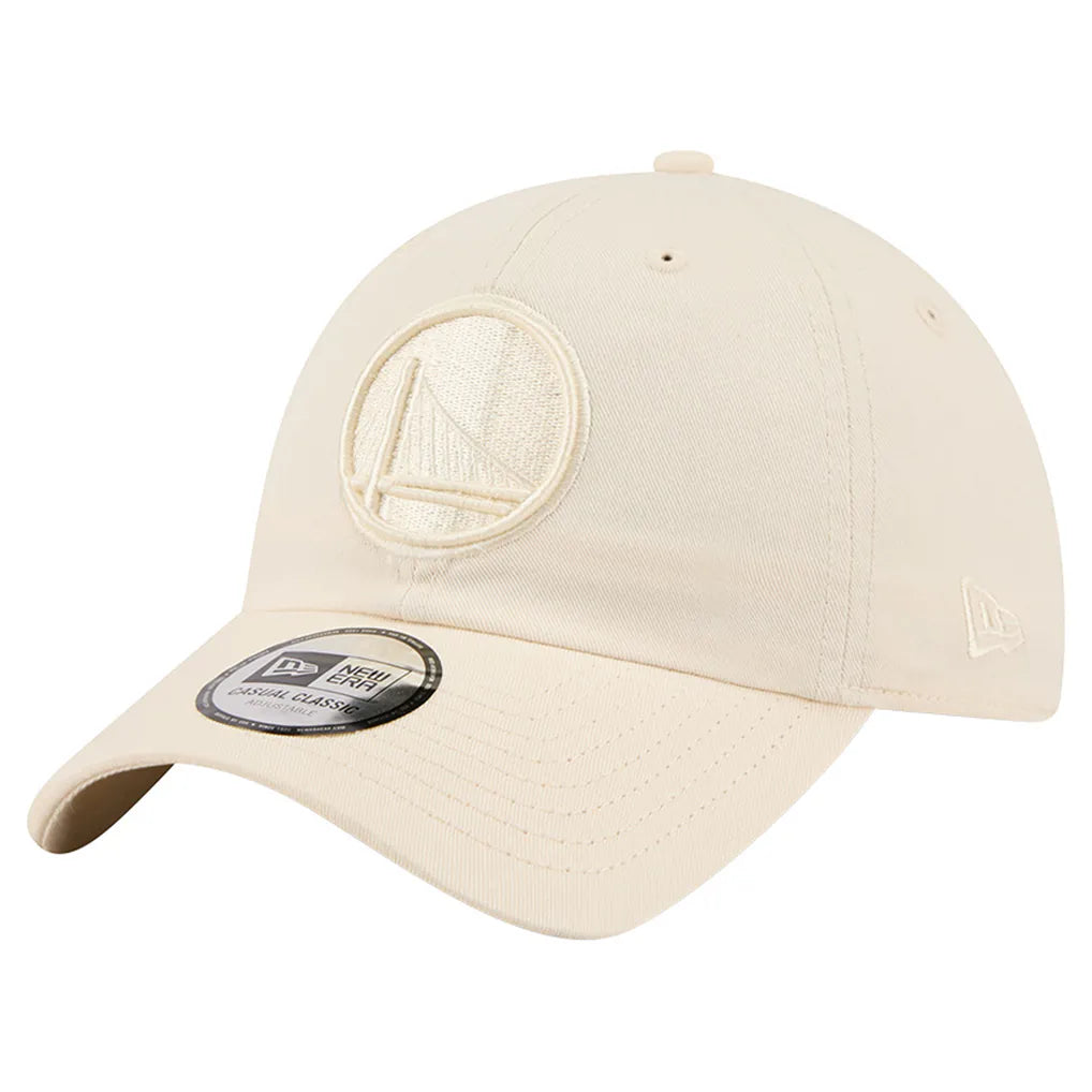 Golden State Warriors New Era Color Pack Casual Classic Adjustable Hat - Cream