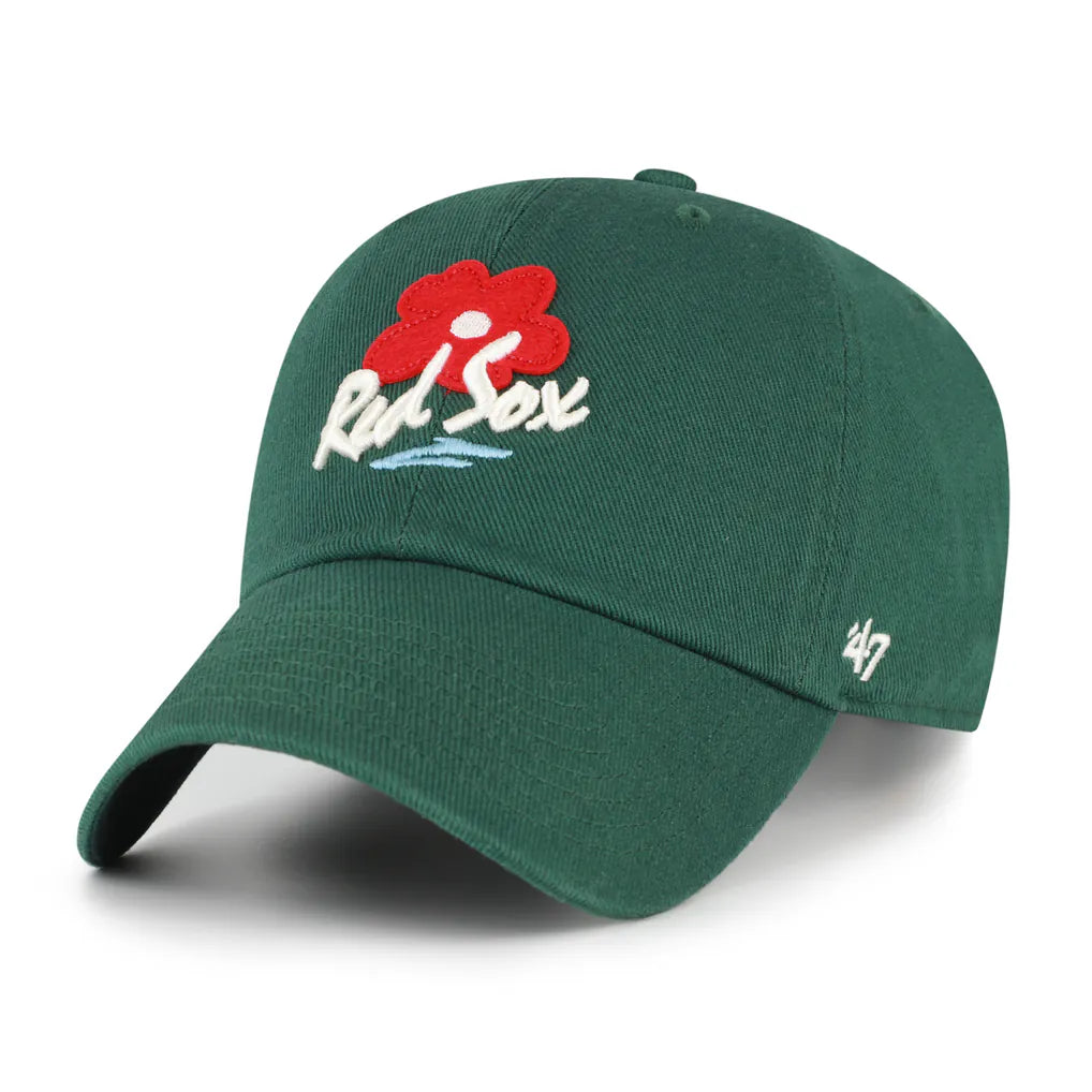 Boston Red Sox '47 Unisex Flora Gallery Clean Up Adjustable Hat - Green