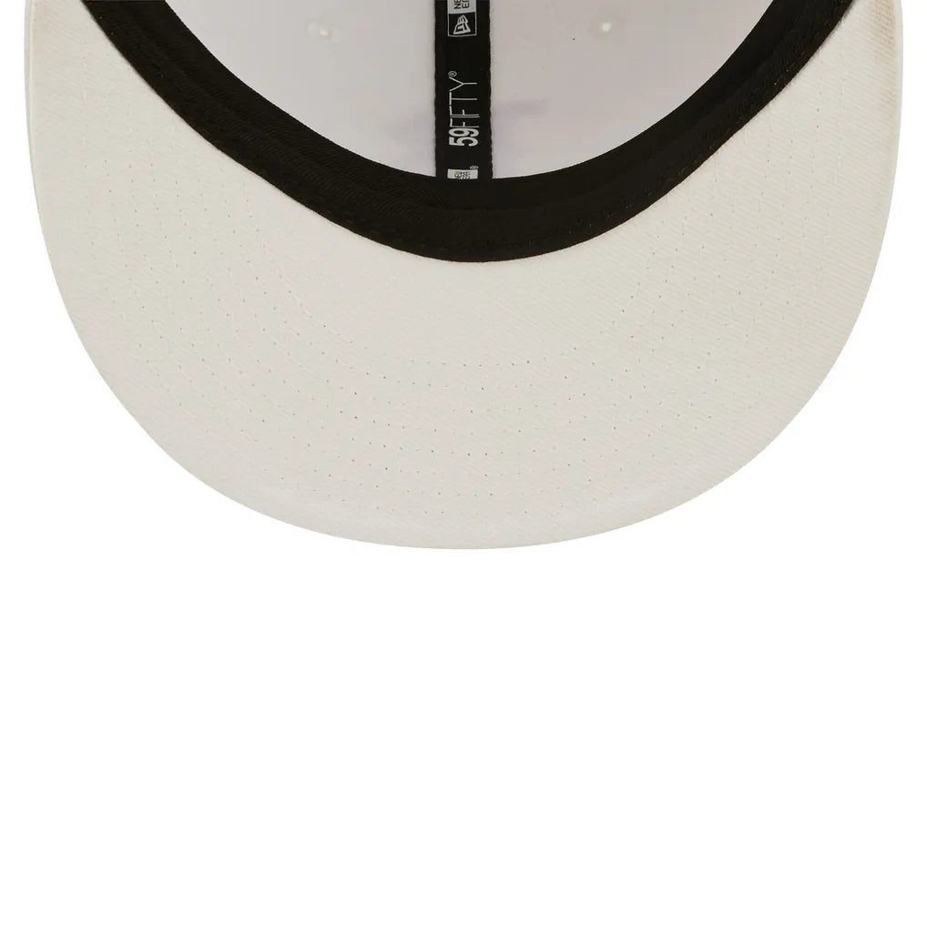 Boston Red Sox New Era White on White 59FIFTY Fitted Hat